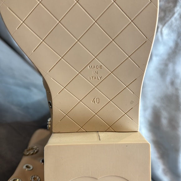 Chanel Rare CC Blingy Ankle Boots Size 40 - Picture 7 of 8